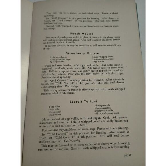 Vintage Frigidaire Refrigerators Recipes Cook Book Miss Verna L. Miller (bb2) - Picture 6 of 10